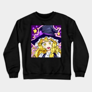 Marisa Kirisame portrait Crewneck Sweatshirt